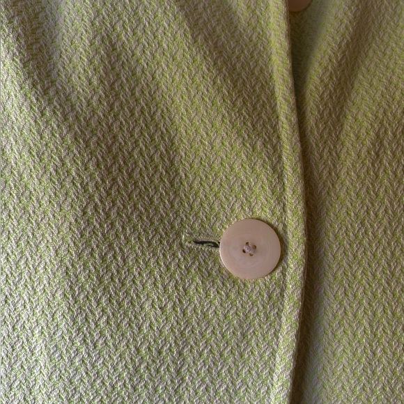 DKNY Citron Cotton Spring Coat, Sz 10 - Picture 5 of 7